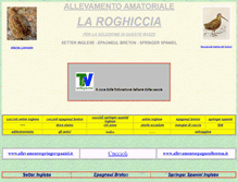 Tablet Screenshot of canidacaccia.com